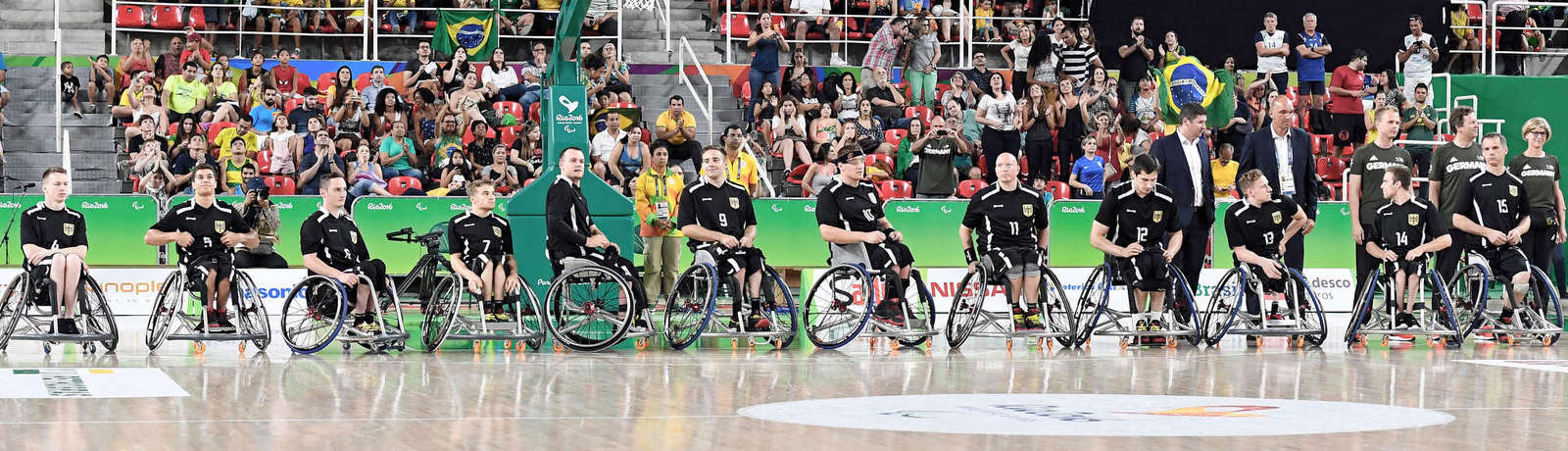 Die deutsche Rollstuhlbasketball-Nationalmannschaft