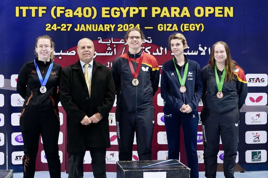 Para Tischtennis: Neun Podiumsplätze bei den Egypt Para Open