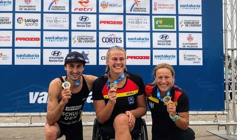 Dreifacher Gold-Jubel für die deutschen Para Triathleten