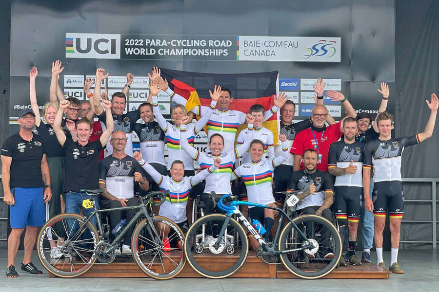 14 Medaillen und acht WM-Titel für Para Radsport-Team