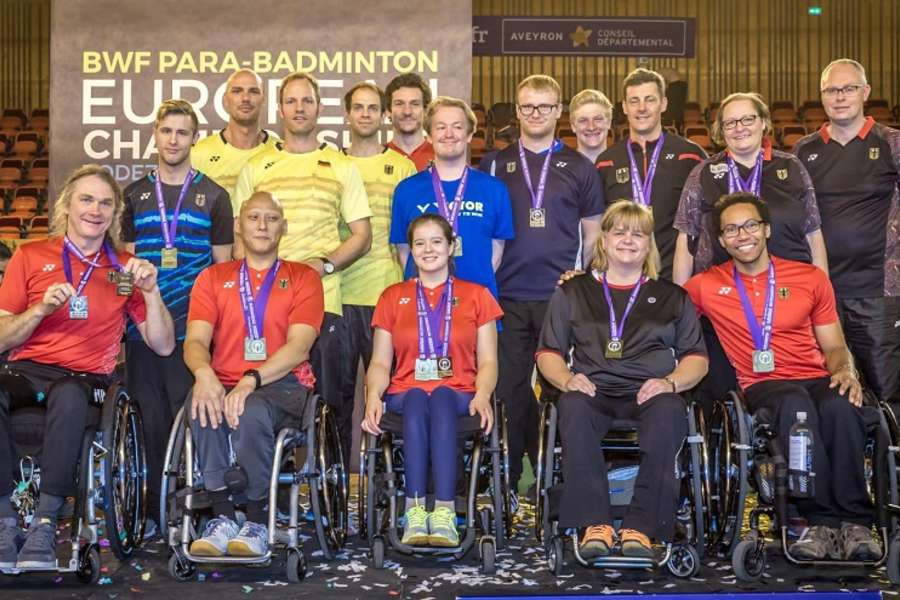 Para Badminton EM: Fünf EM-Titel und zehn weitere Medaillen